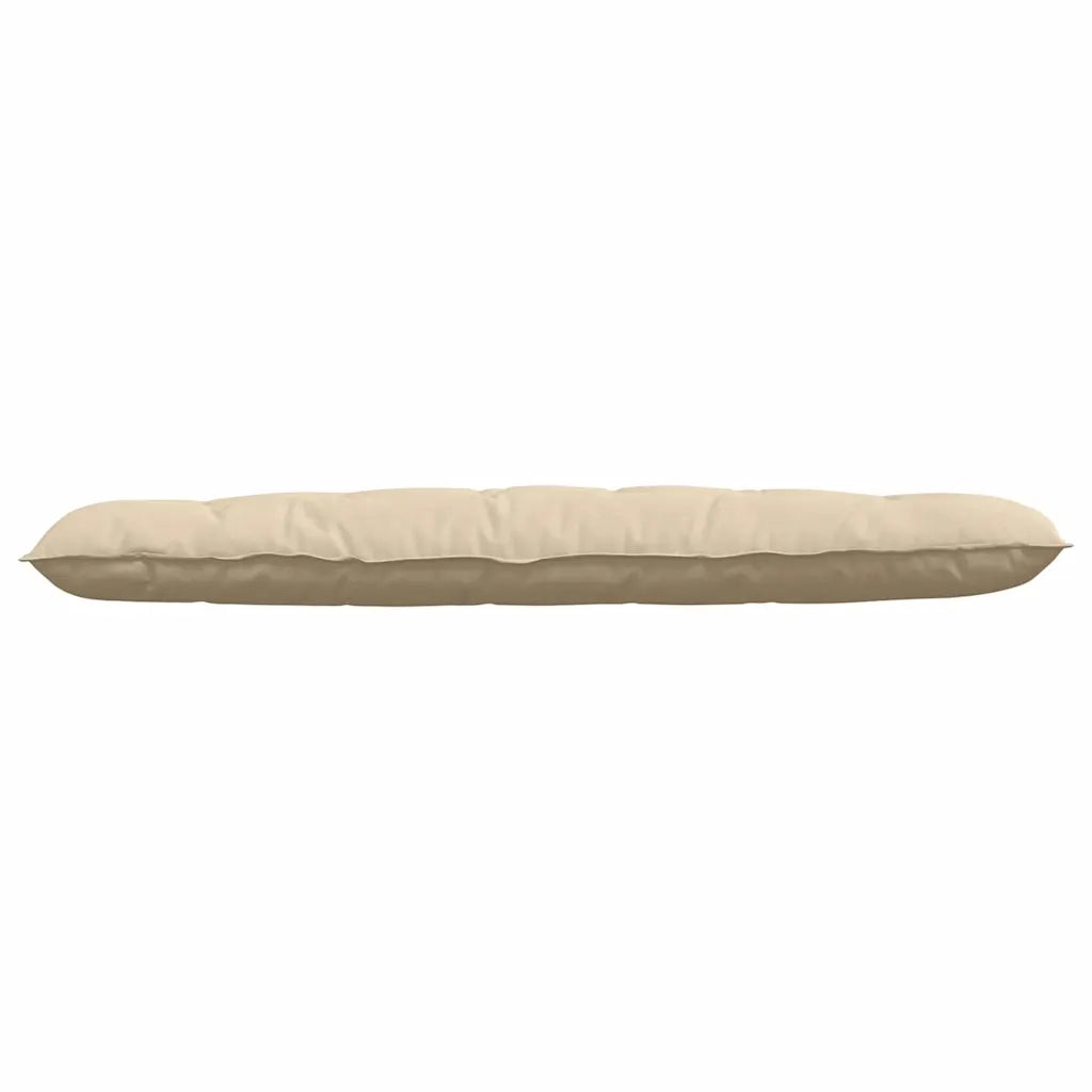Cuscino per Schiena | Cuscino dorsale Crema 180 x 50 cm Tessuto in Microfibra