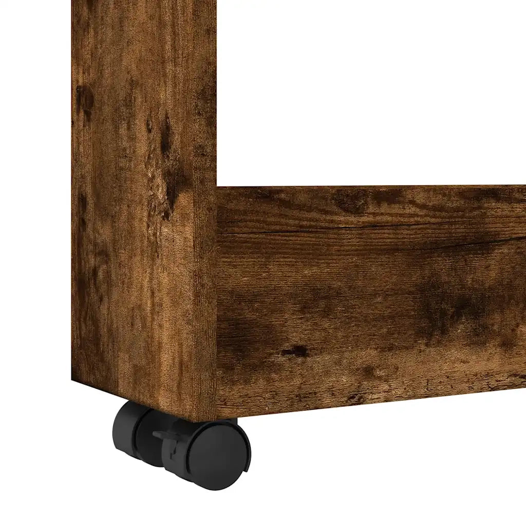 Carrello Stretto a 3 Livelli Rovere Fumo in Truciolato CFW2696025