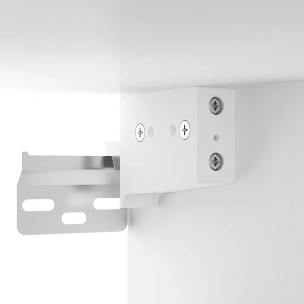 Comodino a Muro Bianco 35x35x20 cm 812834