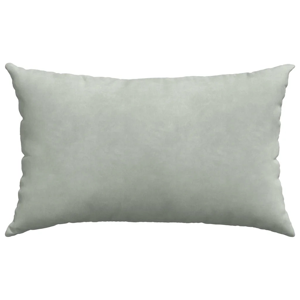 Cuscini da Divano 2 pz-Set di 2 Cuscini per Sofa Grigio chiaro 50 x 30 cm 806831