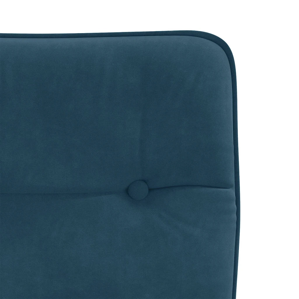 Sedie da Pranzo 6 pz Blu in Velluto 3315689