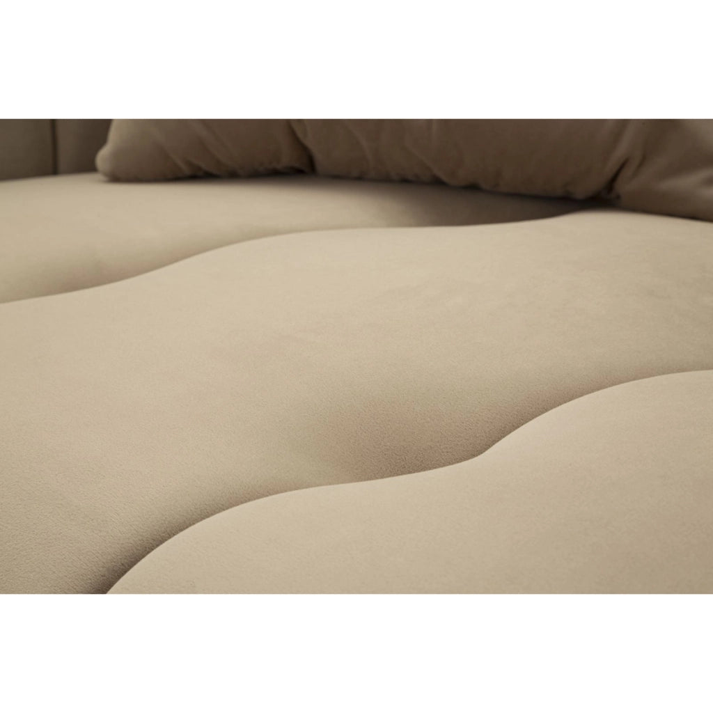 Divano VKH41, Marrone, Legno, 81x155x71 cm