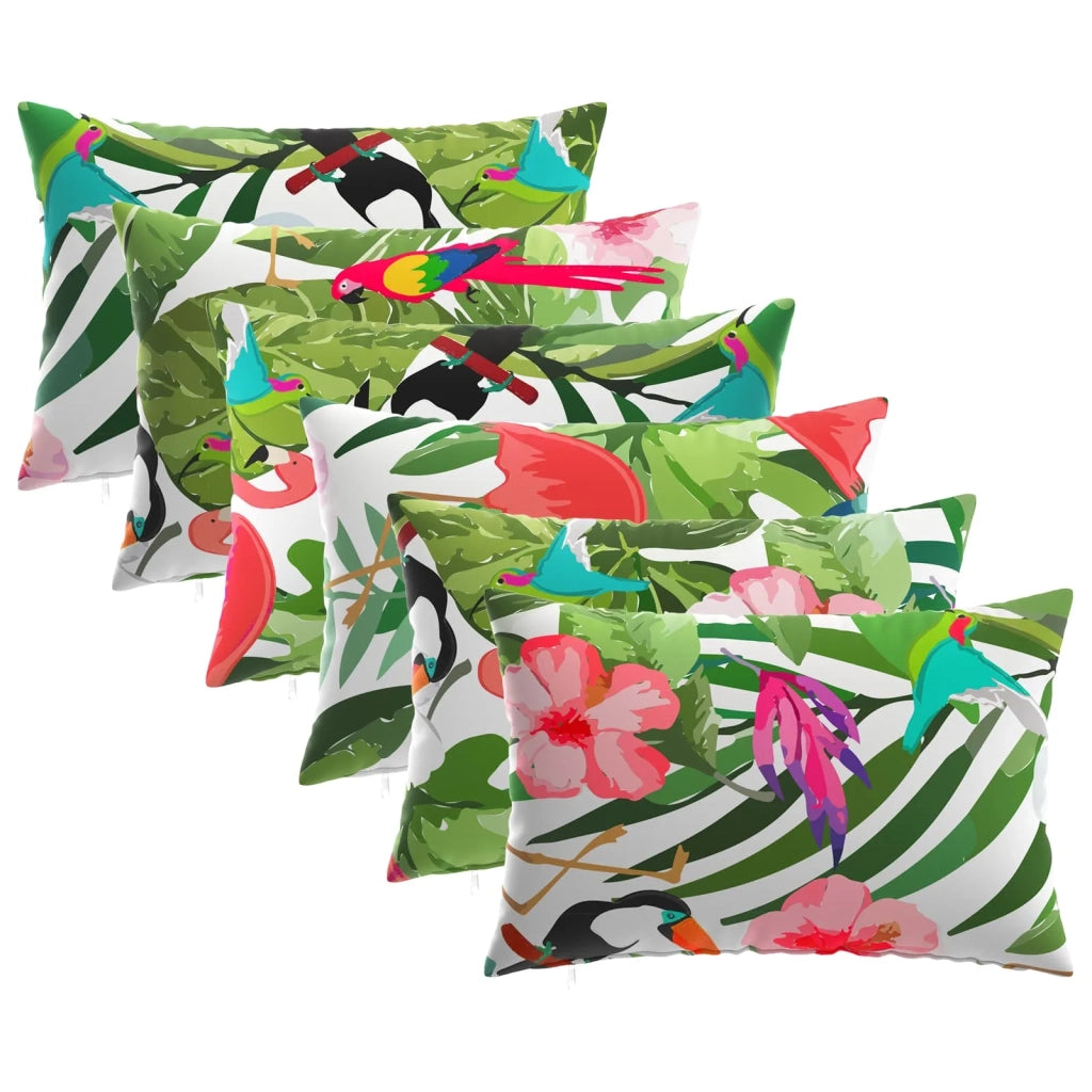 Federa 6 pcs HEERLEN Multicolore 50 x 70 cm Poliestere 911396