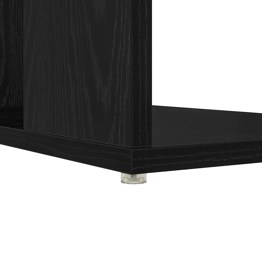 Scrivania Rovere Nero 130 x 50.5 x 75 cm Legno multistrato 869499