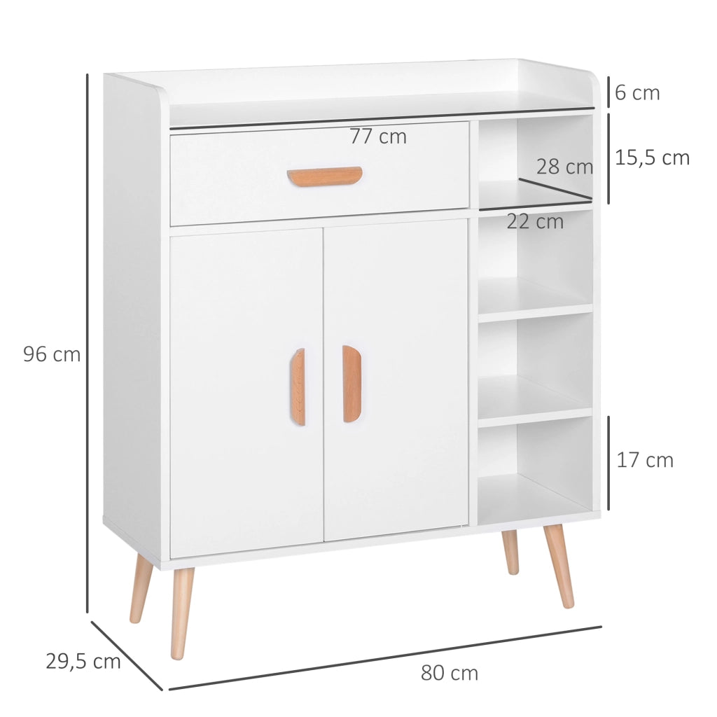 Armadio multiuso ¨C zephmum ¨C bianco 80x29.5x96