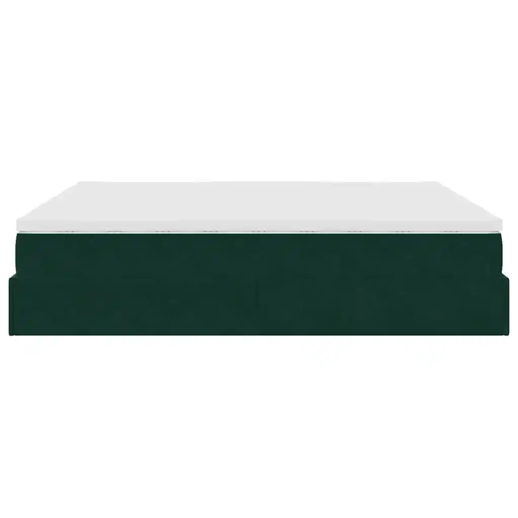 Struttura Letto Pouf con Materassi 180x200 cm Velluto 3311264