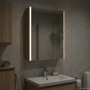 Mobiletto per specchio da bagno Rovere Sonoma 889233
