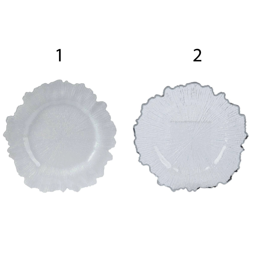 Piatto decorativo in plastica natalizio 32 cm
