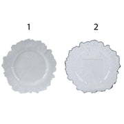 Piatto decorativo in plastica natalizio 32 cm