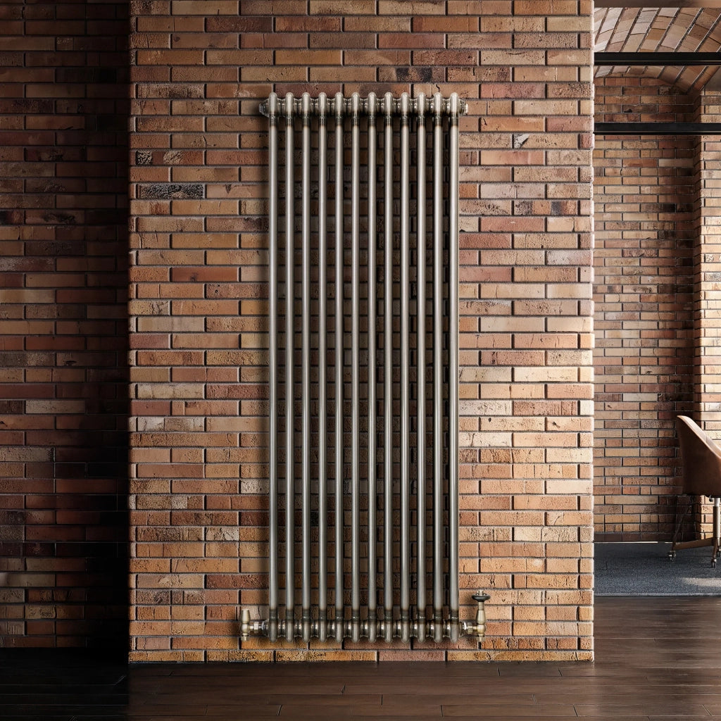 Radiatore 2 Colonne Verticale Metallo Grezzo 1500 x 560 mm TRV