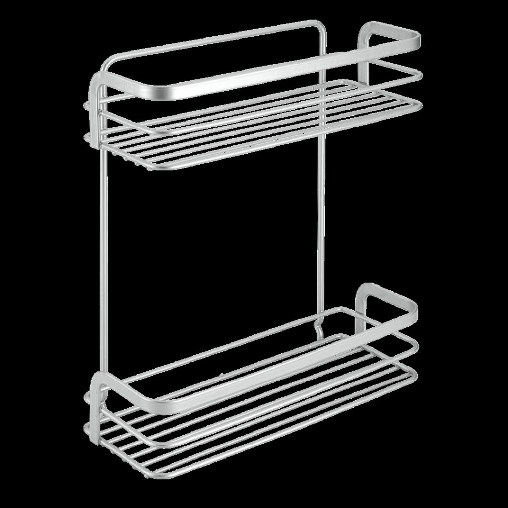 Cestello Rettangolare 2 Piani Cm 26X10X30 Polyther - Metaltex