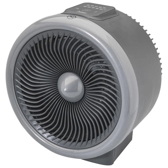 Bimar HF205 Termoventilatore 2 in 1 Stufetta Elettrica 2000W Termostato Regolabile 18-30°C Portatile colore Grigio