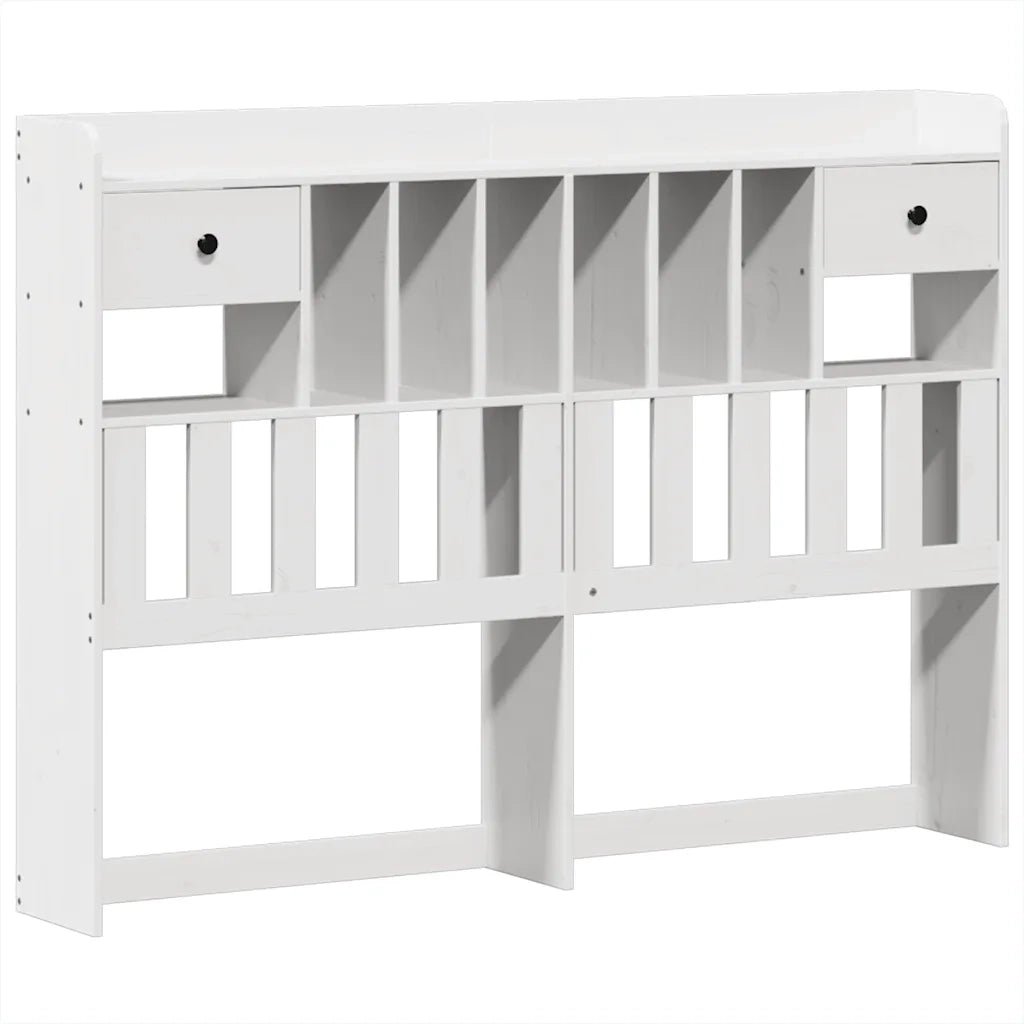 Letto senza Materasso Bianco 140x200 cm Legno Massello di Pino