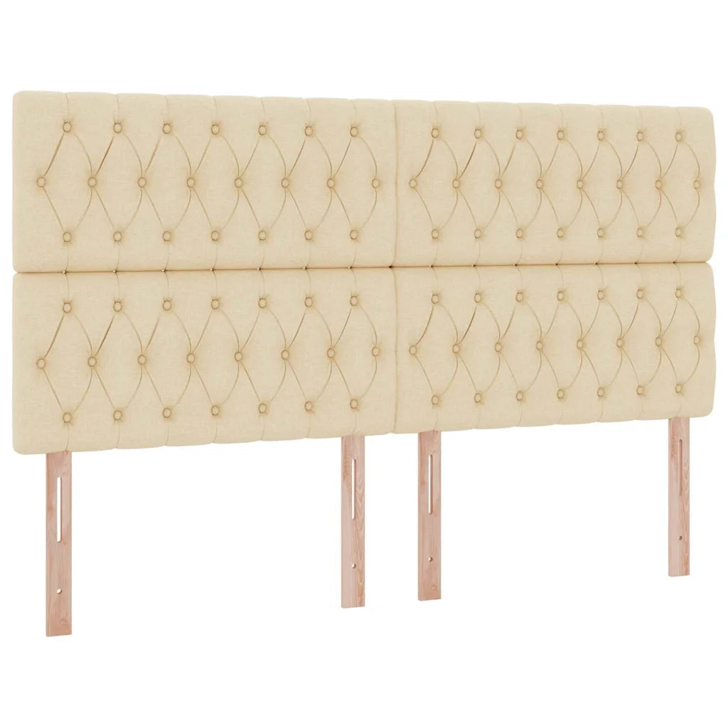 Letto con Contenitore Crema 200 x 200 cm Pelle Sintetica 3372219