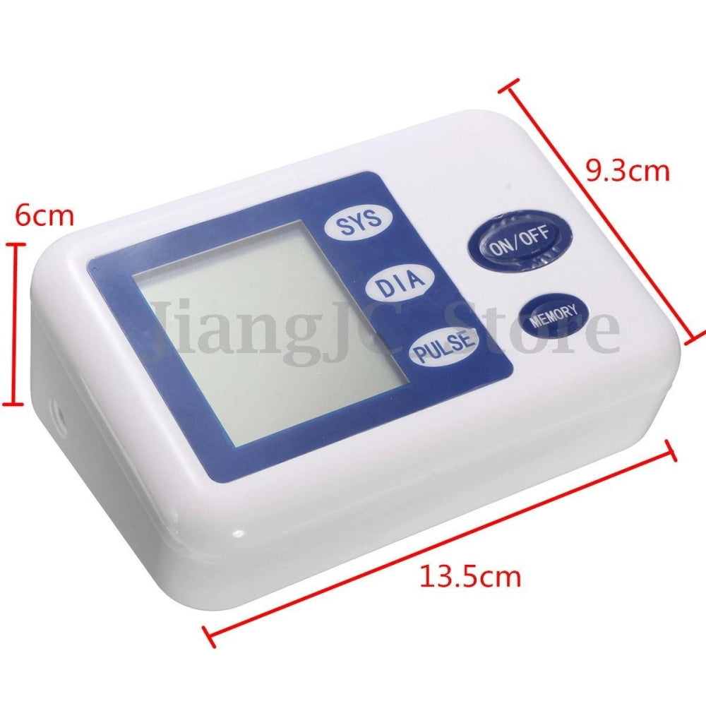 Trade Shop - Misuratore Pressione Automatico Digitale Sfigmomanometro Battito Cardiaco -