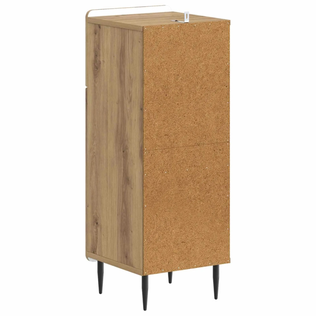 Mobiletto da Bagno ZWOLLE Rovere Artigianale 30 x 31 x 79,5 cm 896394