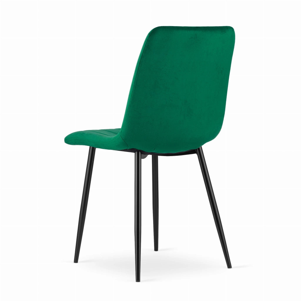 Sedia VALORA JEWA - Velluto verde scuro x 4