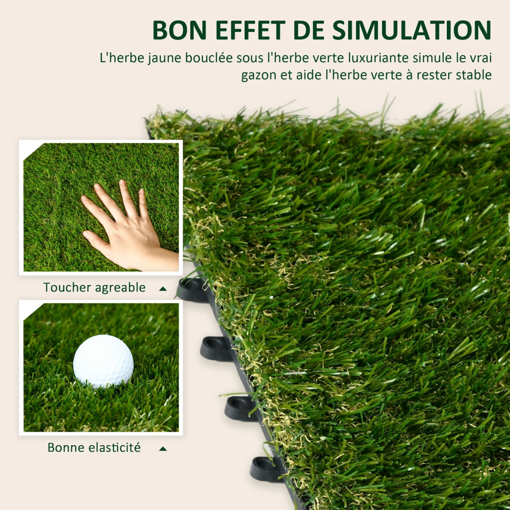 Tappeto erba sintetica ¨C Minimal ¨C verde 30x30 cm