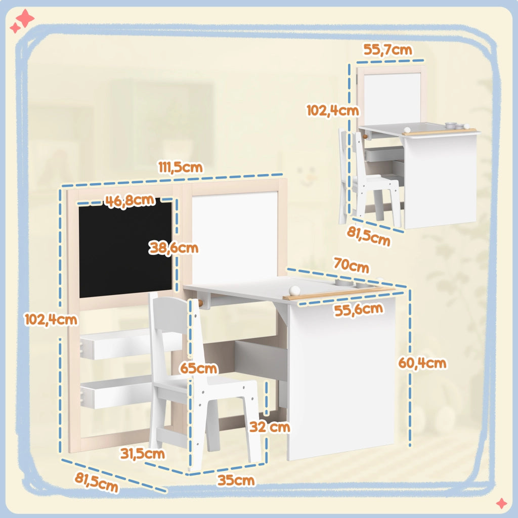Tavolo bambini ¨C Minimal ¨C bianco
