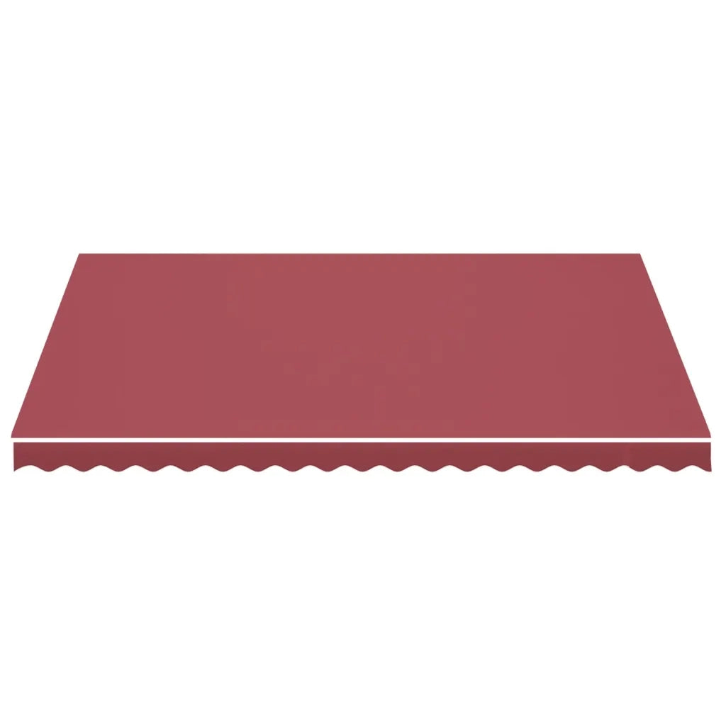 Tessuto di Ricambio per Tenda da Sole-Ricambio telo per tenda da sole Rosso Borgogna 4,5x3,5 m