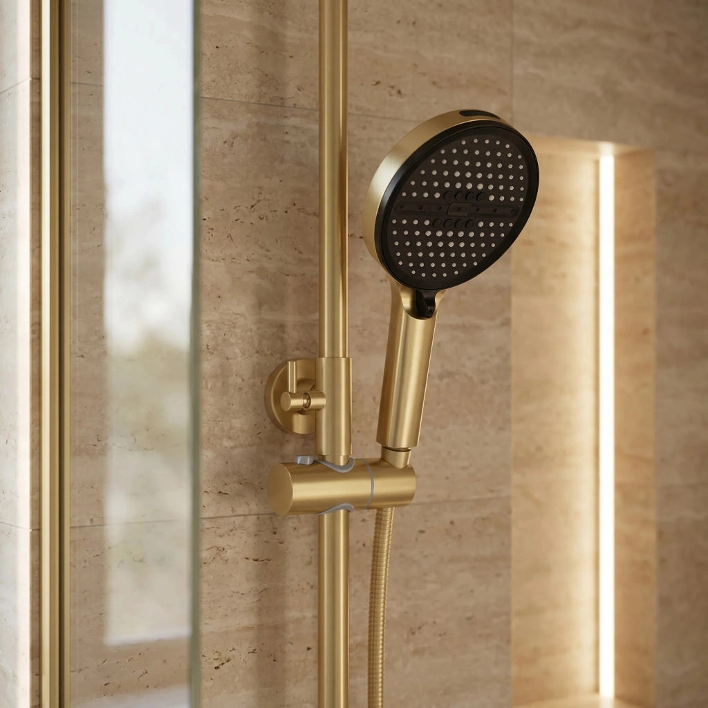 Set Doccia Rea Prime Brush Gold