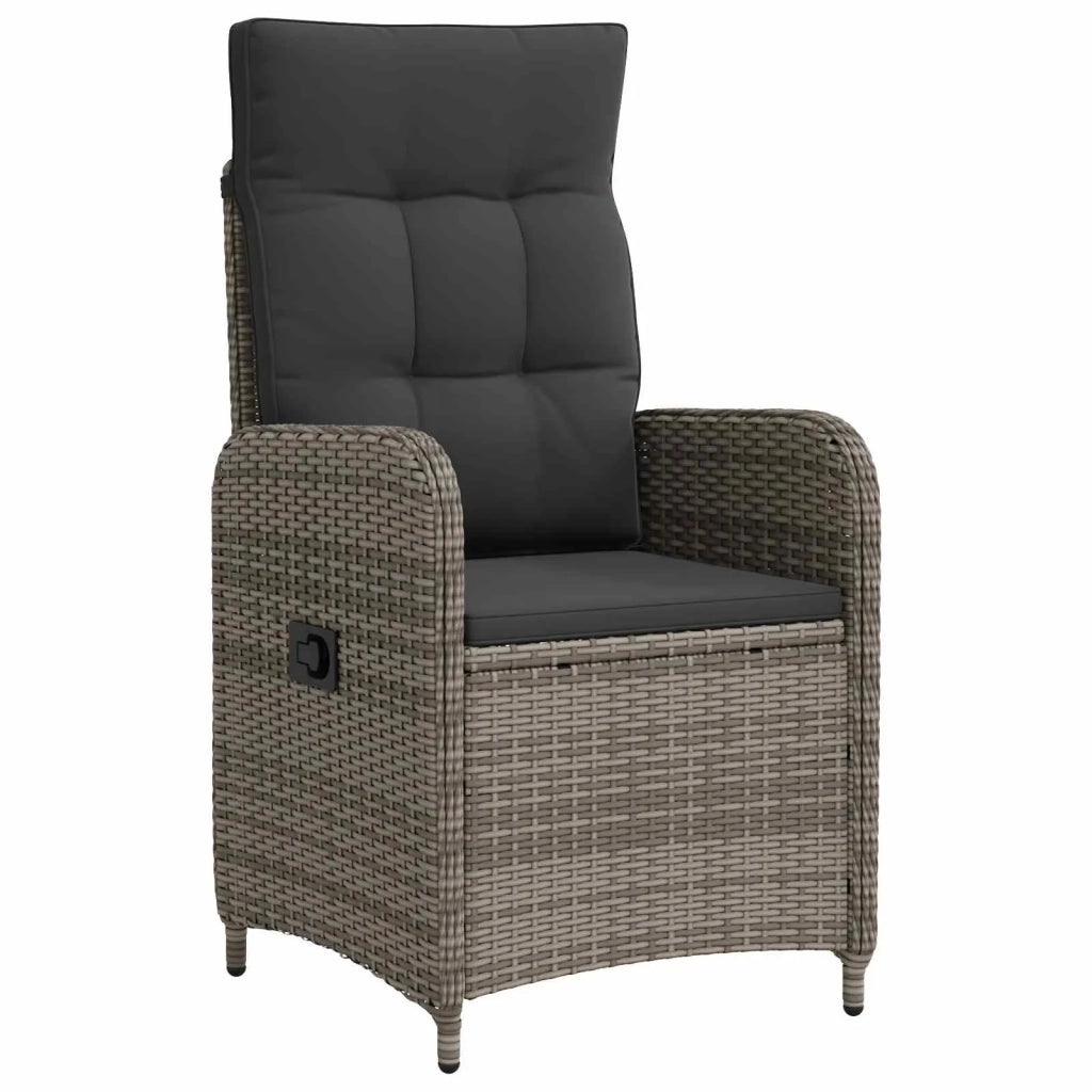 Set da pranzo per esterni 5 pz Grigio chiaro e grigio scuro 3422322