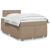 Giroletto a Molle con Materasso Cappuccino 120x200cm Similpelle