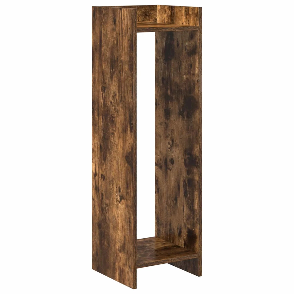 Supporto per piante Rovere Fumo 30 x 30 x 100 cm 899570