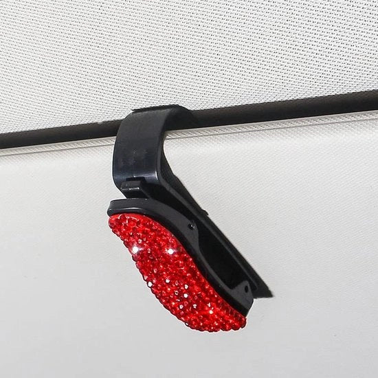 Set di 2 Ombrellini per Auto con Cristallo Bling
