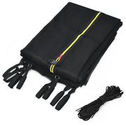 Rete di sicurezza per tappeto elastico 366cm, Rete sostitutiva e protettiva per tappeto elastico con 8 paletti-Accessori trampolini