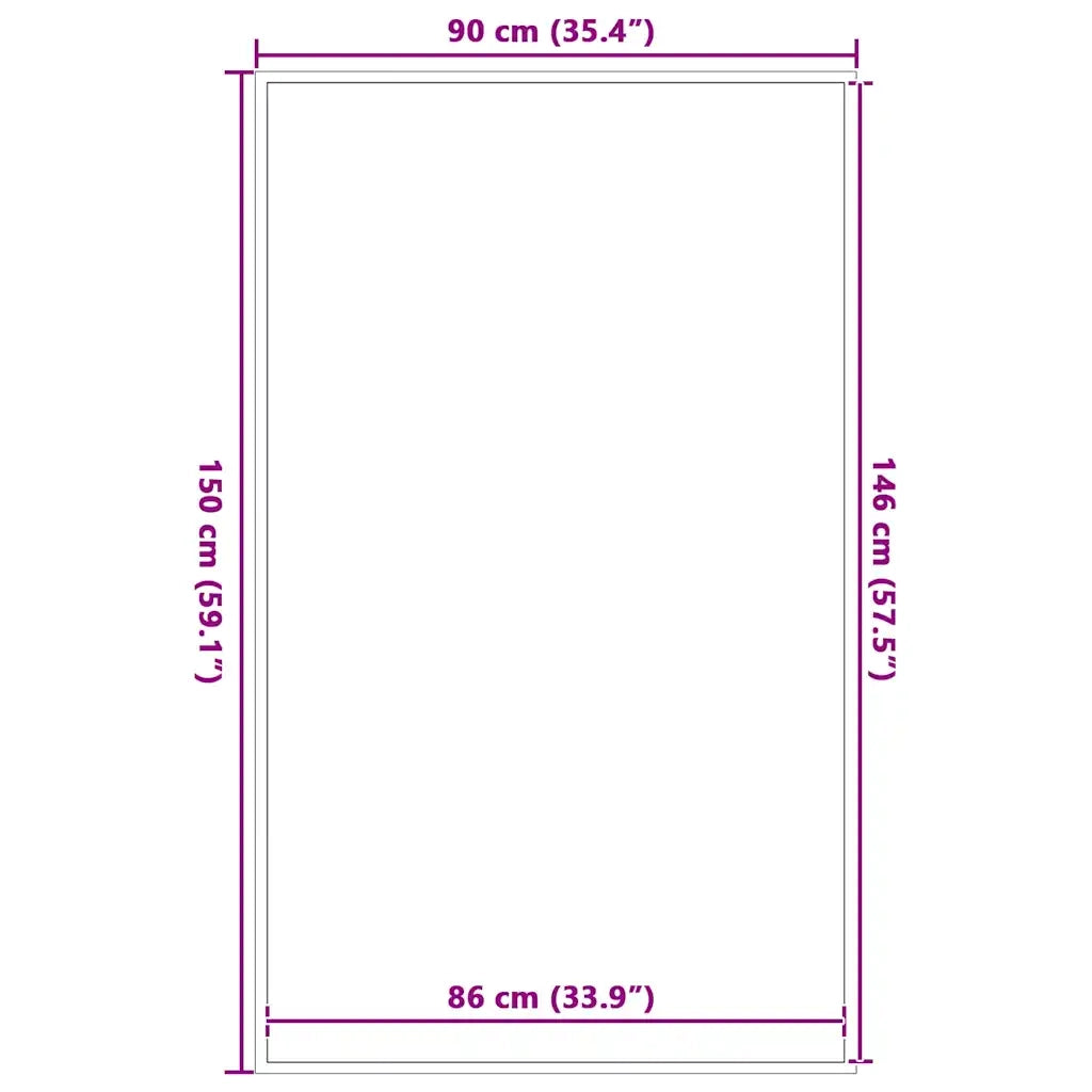 Zerbino | Tappetino Marrone 90x150 cm