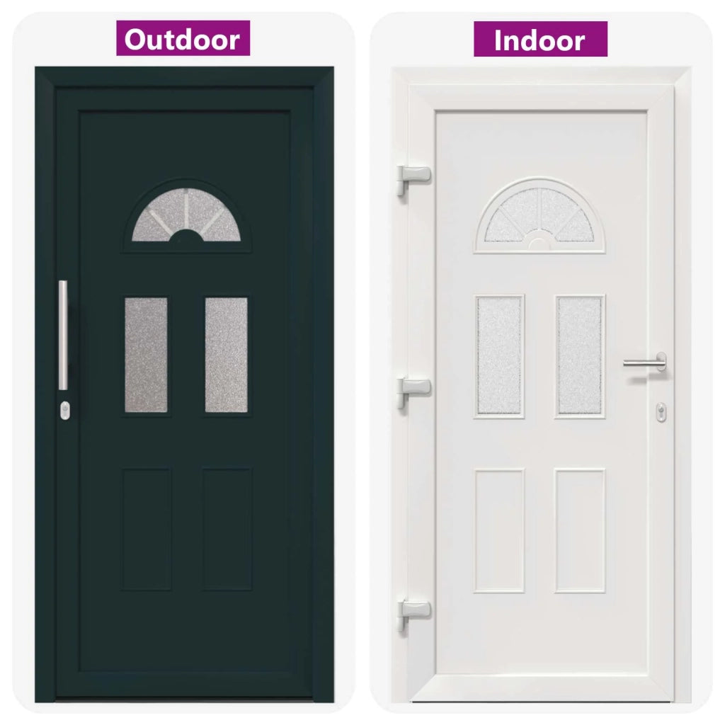 Porta Frontale Antracite 88 x 200 cm PVC 3445704