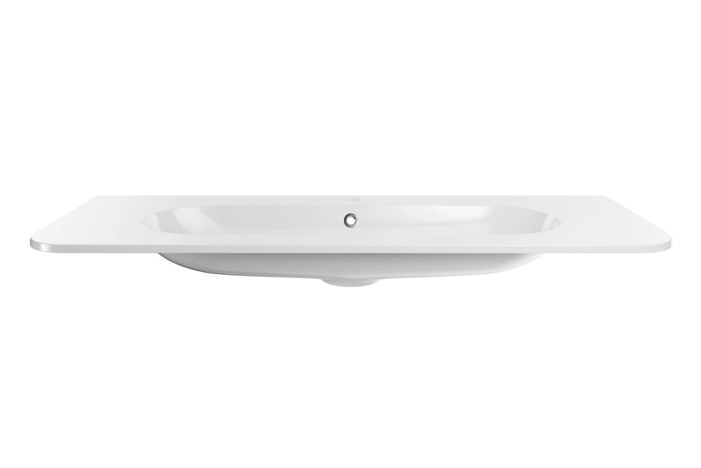 Lavabo per mobile a una vasca 120 cm 120 x 12 x 46 cm