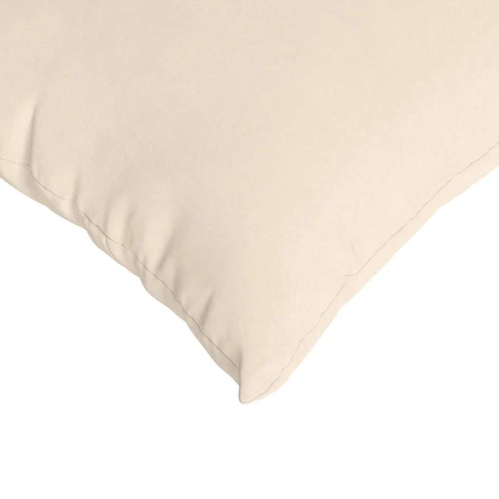 Cuscini da Divano 2 pcs Beige 60 x 40 cm Tessuto 42013687