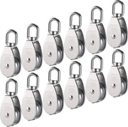 Set di 12 Katrolli in Acciaio Inossidabile per Interno ed Esterno M15