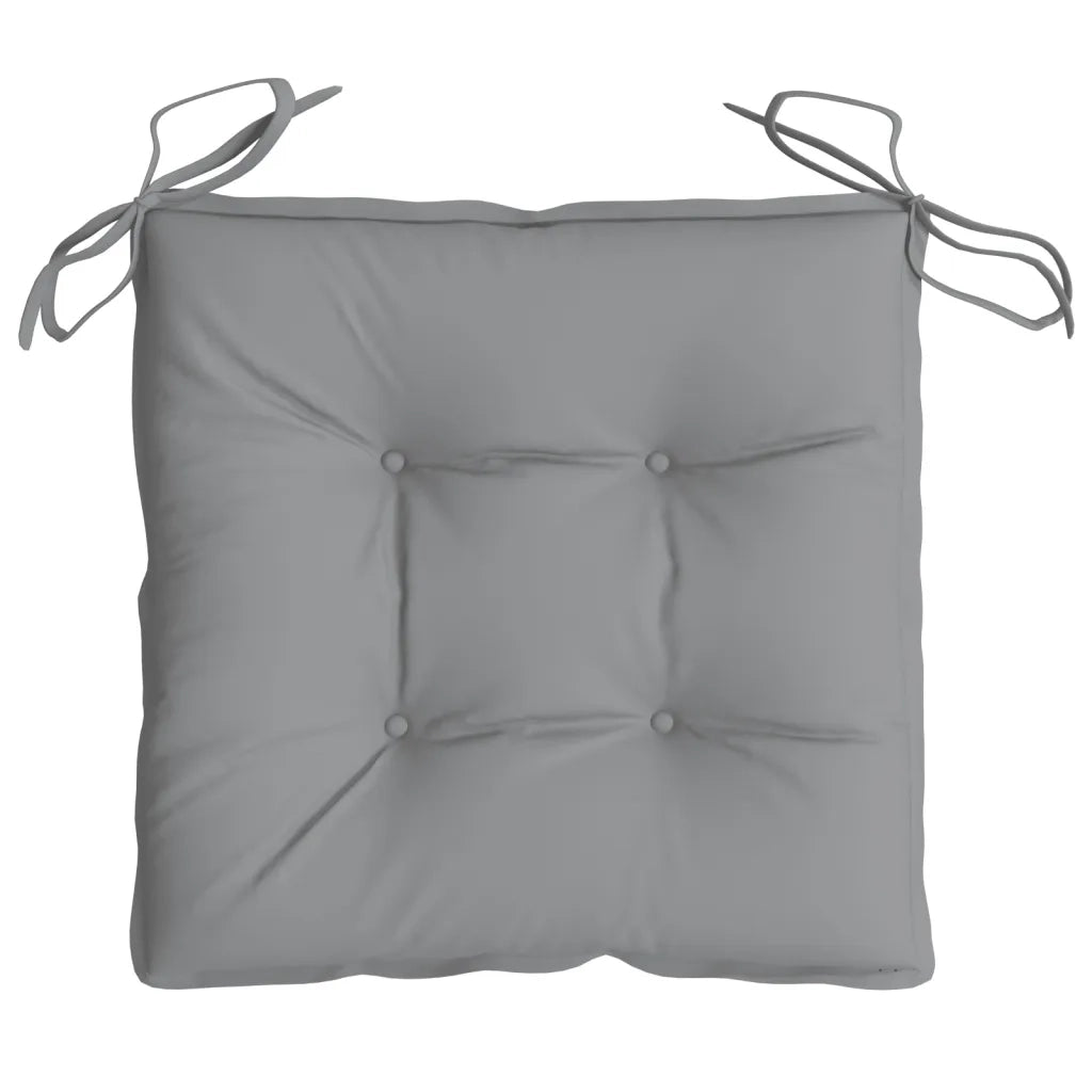 Cuscini per Sedia 6 pz | Cuscini per sedie Grigi 50x50x7 cm Tessuto Oxford
