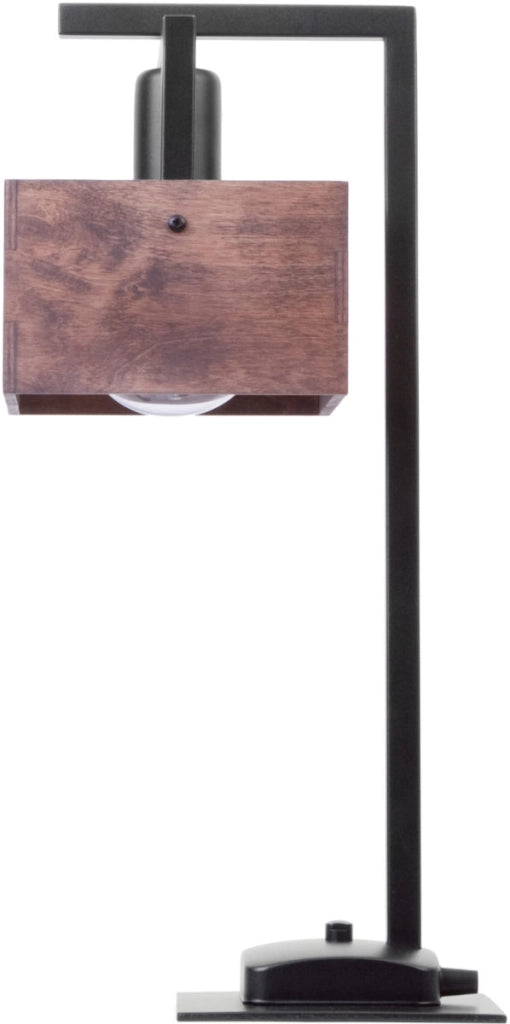 Lampada da tavolo boho nero/marrone Dakota E27 Sigma