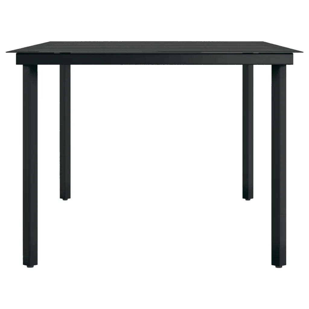 Set da Pranzo per Giardino 9 pz con Cuscini Marrone e Nero 3099388