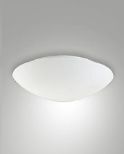 Pandora Plafoniera in metallo e vetro soffiato con sensore di movimento integrato, attacco E27 2x40W, colore Bianco, codice articolo 3222-65-102