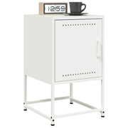 Comodini 2 pz Bianchi 36x39x60,5 cm in Acciaio 846457