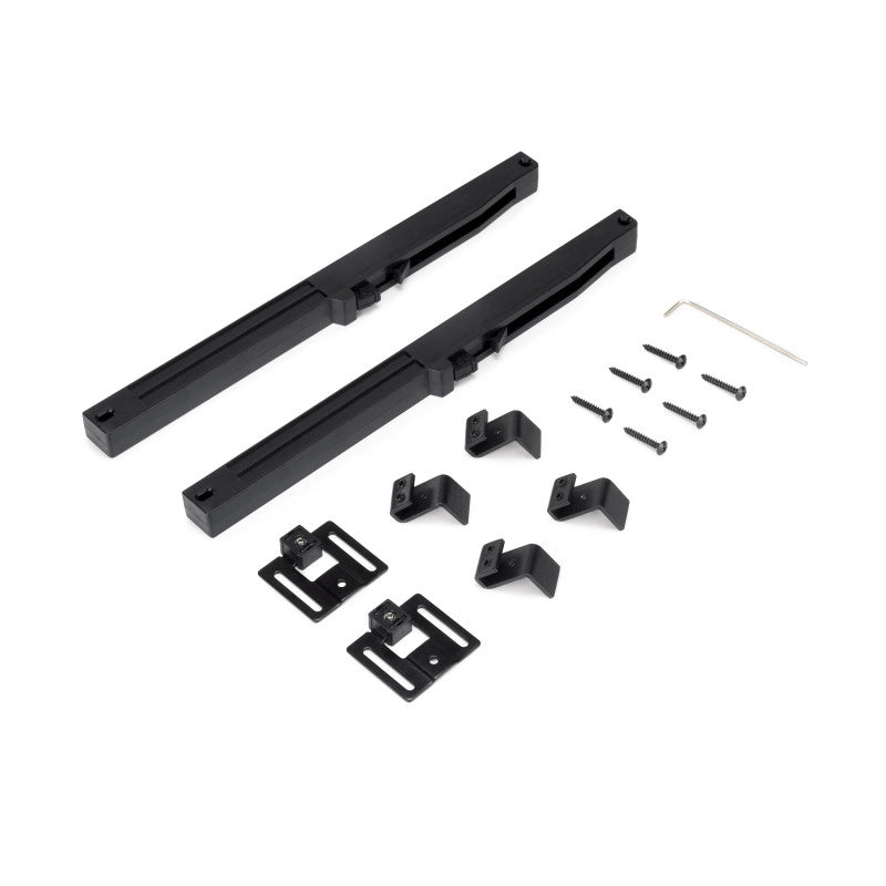 Kit di ferramentaper armadio 2 ante scorrevoli e chiusura soft Flow con binari incassati 2,35 m, pannelli non inclusi,..