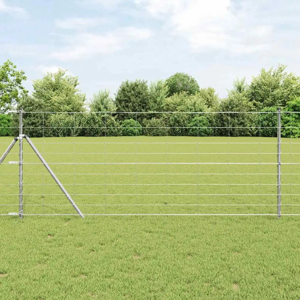 Palo della recinzione Zincato 50 x 1 m Acciaio