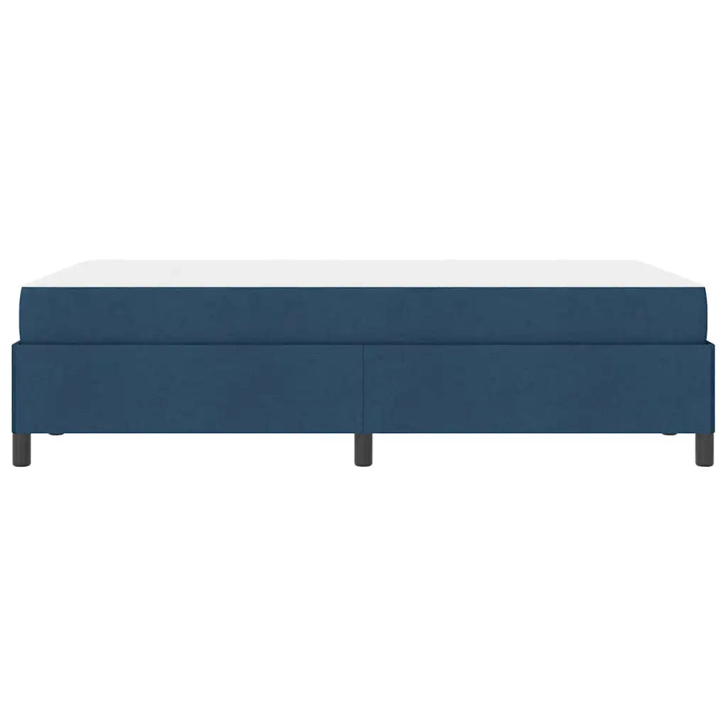 Letto a molle Blu 120 x 190 cm Tessuto
