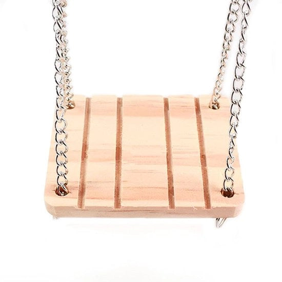Casa per Hamster in Legno - Apertura Facile - Giocattolo - Antiscivolo - Sicuro - Materiale Naturale - Abitazione per Animali