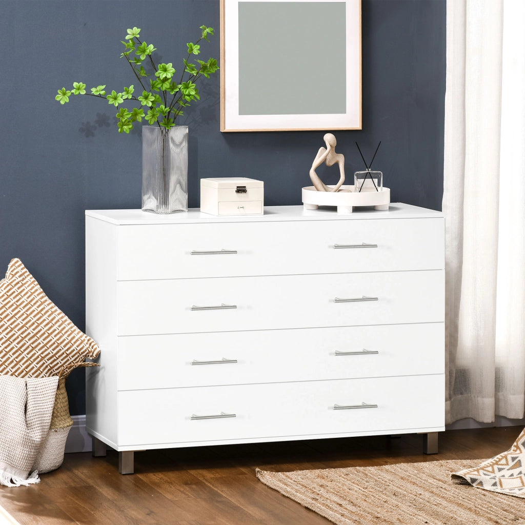 Cassettiera Moderna ¨C Minimal ¨C Bianco 112x38x81