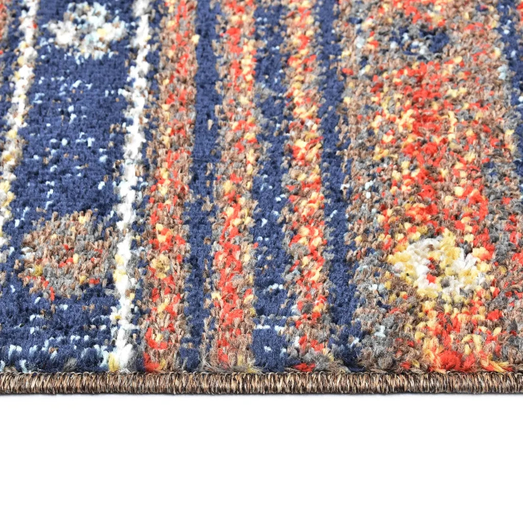 Tappeto Blu e Arancione 160x230 cm in PP 134280