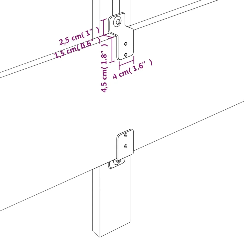 Testiera ad Orecchio-Testata con Orecchie Nera 103x16x118/128 cm in Velluto 921632