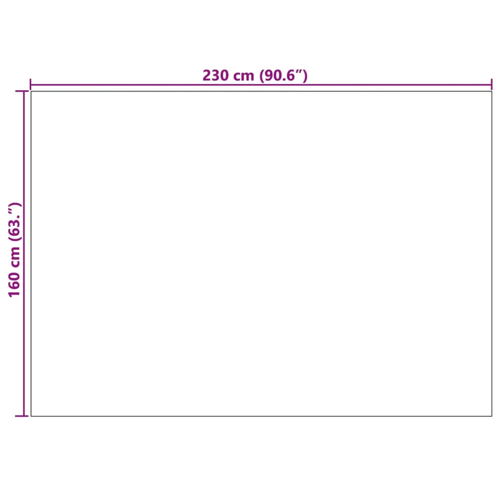 Tappeti per area | Tappeti a zone SIROLO Antracite 230 x 160 cm Poliestere