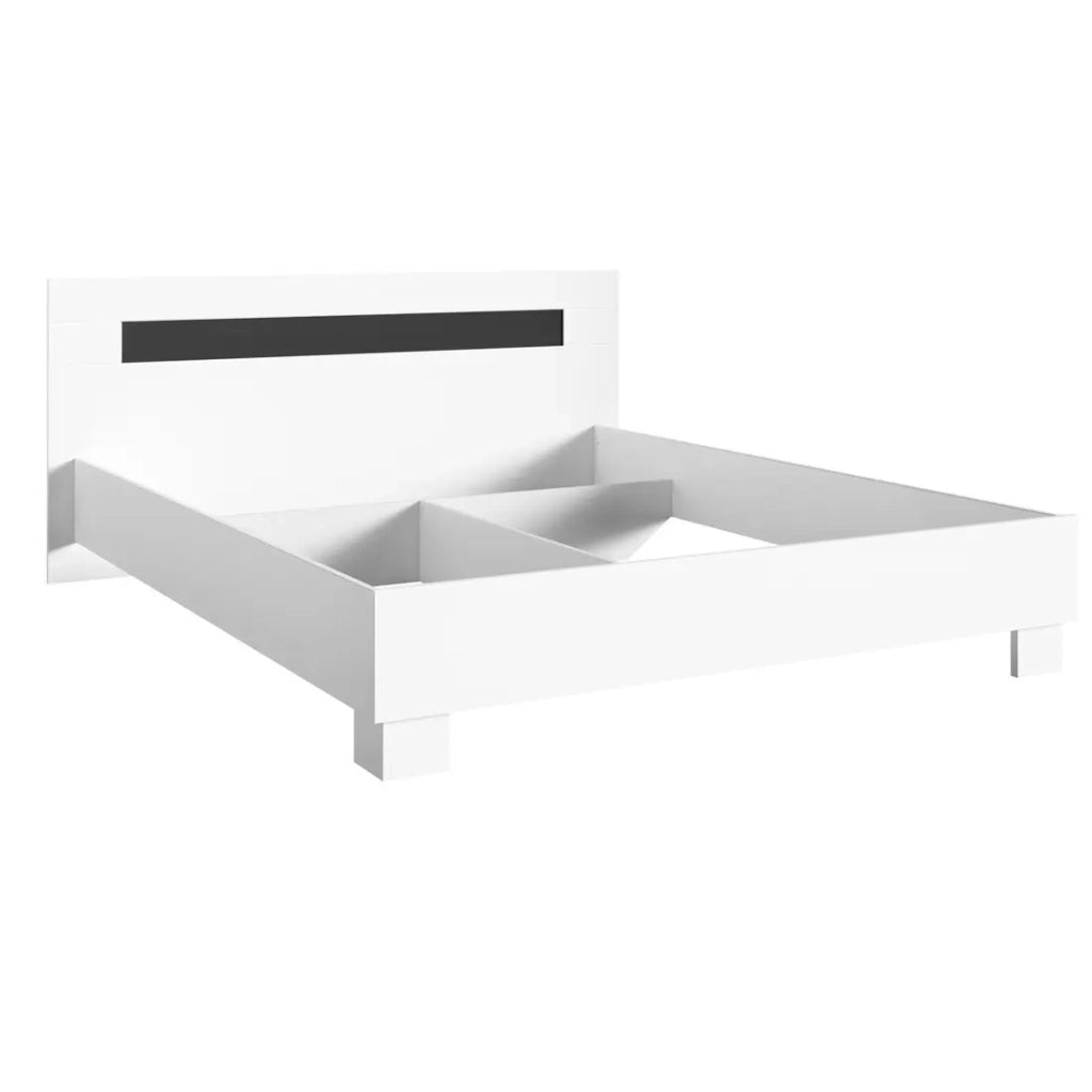 Letto DUBLIN Bianco – 140 x 190 cm