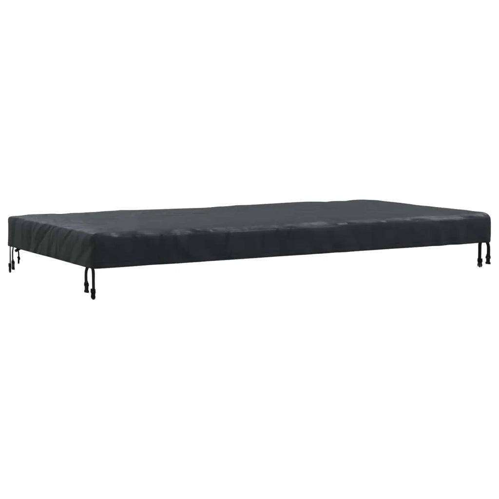 Copertura Tavolo Tinta unita Nero 202 x 102 x 15 cm Tessuto 4106119